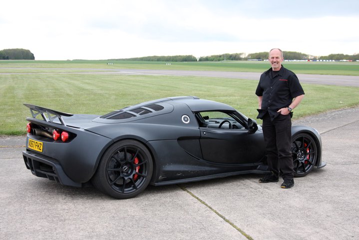 Testing of the Hennessey Venom GT Prototype Car May 2010 Europe